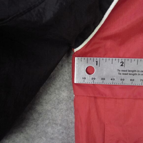 Wisconsin Badgers Jacket Mens Medium Red Hooded Windbreaker NCAA Logo Athletic - Picture 5 of 7